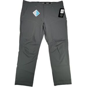 HI-TEC Mens Light Grey Water Resistant Outdoor Cargo Pants 40x30